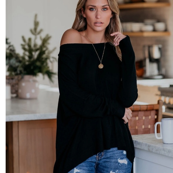 RAYLEEN Wide Neck Long Sleeve Top - Picture 5 of 8